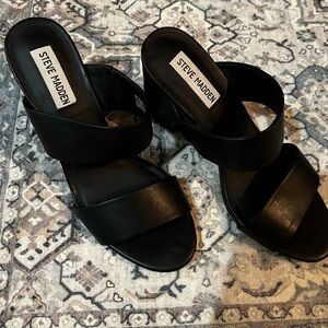 Steve Madden Black Women's Sandals